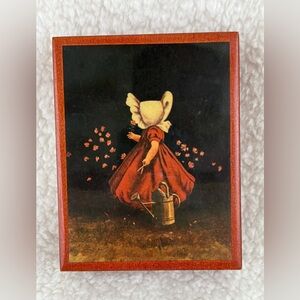 Lacquer ItalianMusic Jewelry Box Sun Bonnet Baby Plays Fascination’s Waltz